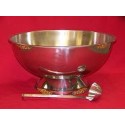 Silver Ornate Punch Bowl